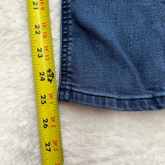 Democracy Ab Technology Jeans Women's Size 4 Dark Wash Blue Denim High Rise - Picture 6 of 8